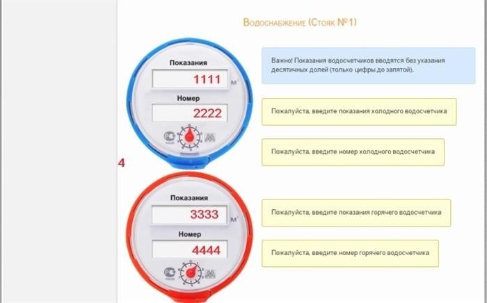 Передача данных о потреблении воды в Москве посредством электронной системы Госуслуги.