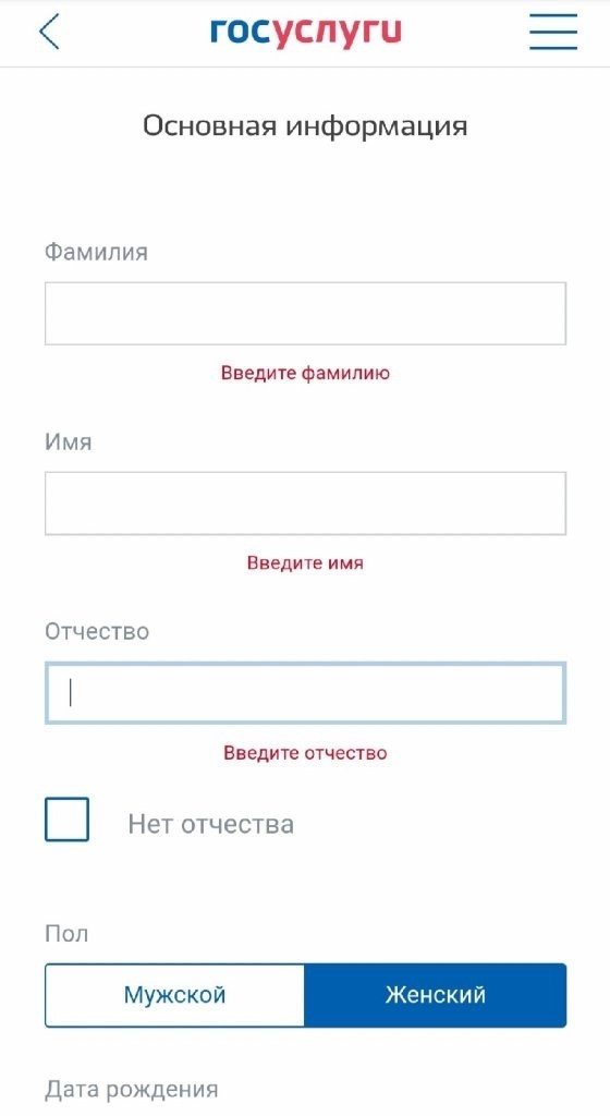 При работе с веб-страницей Госуслуг, необходимо быть внимательным и следить за тем, чтобы не допускать ошибок при вводе данных.